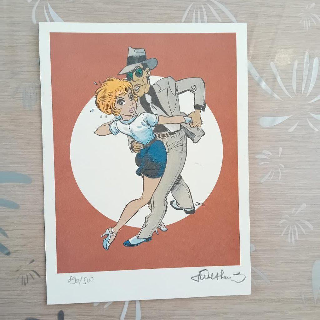 Natacha - Ex-libris numéroté et signé, Livres, BD, Enlèvement ou Envoi