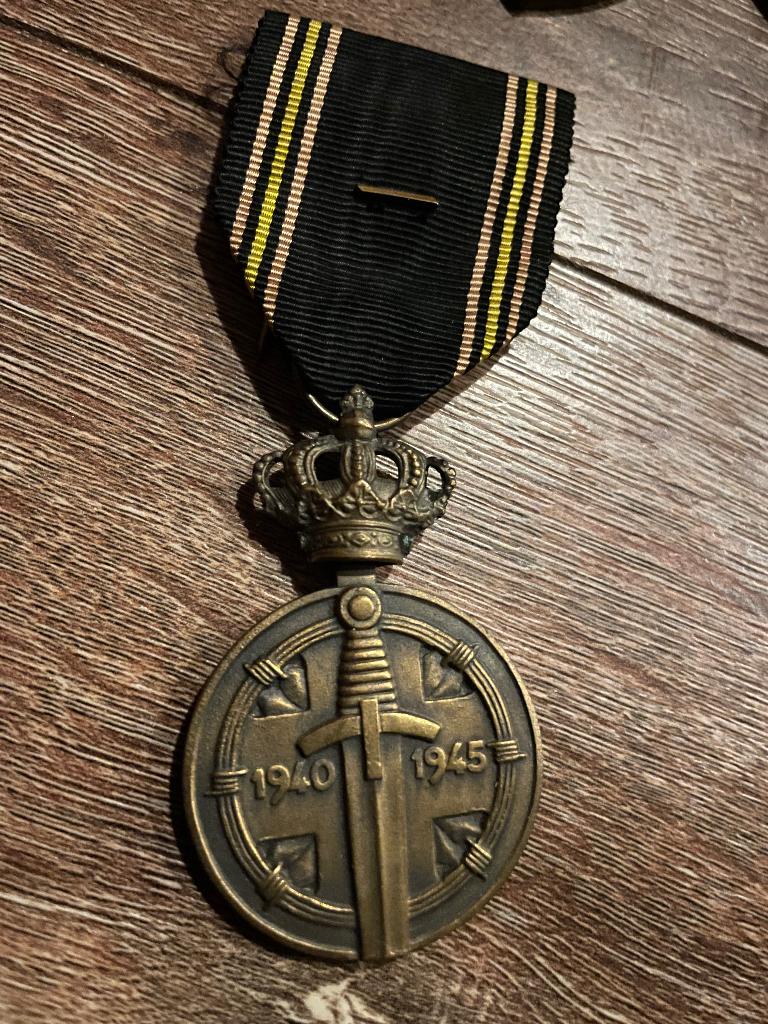 Belgische medaille WOII, Verzamelen, Ophalen of Verzenden