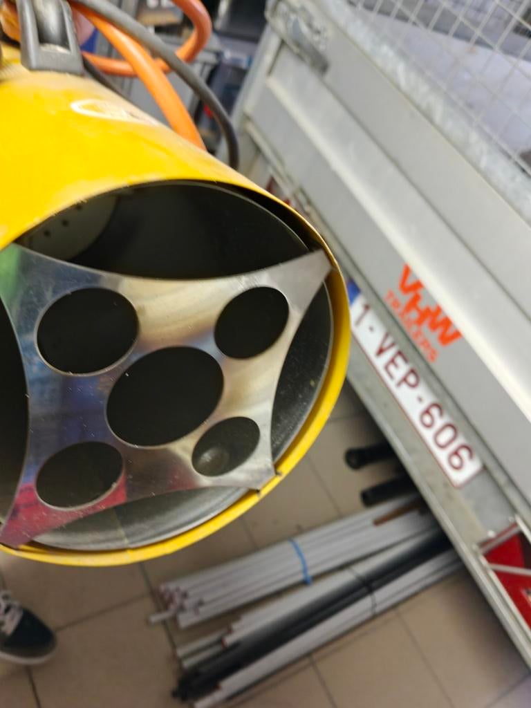 Te koop luchtverhitter op propaan of butaan. 16Kw, Enlèvement