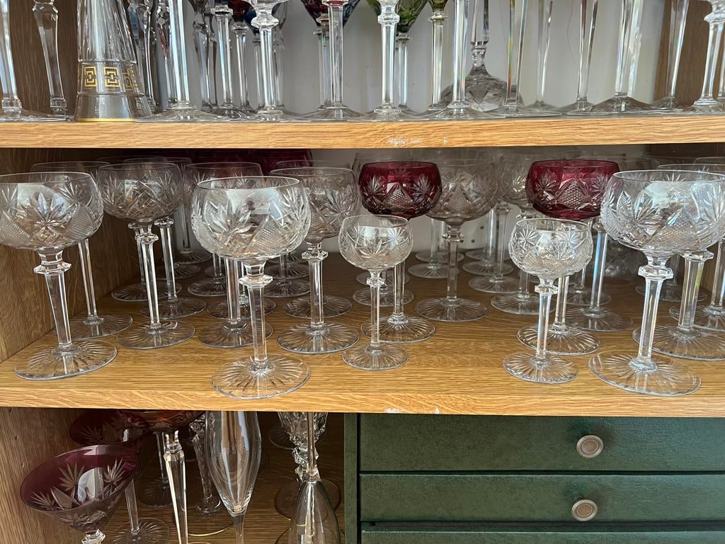 Set de 48 verres Val St Lambert Berncastle, Collections, Enlèvement ou Envoi, Comme neuf