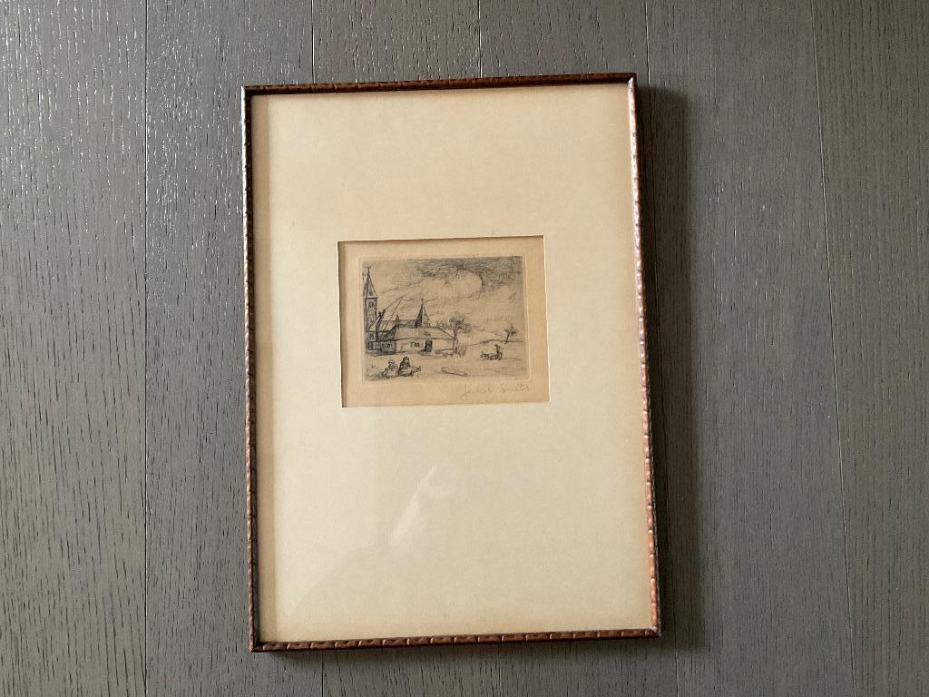 ets Jakob Smits 1855- 1928 Nederlandse - Vlaamse schilder, Ophalen