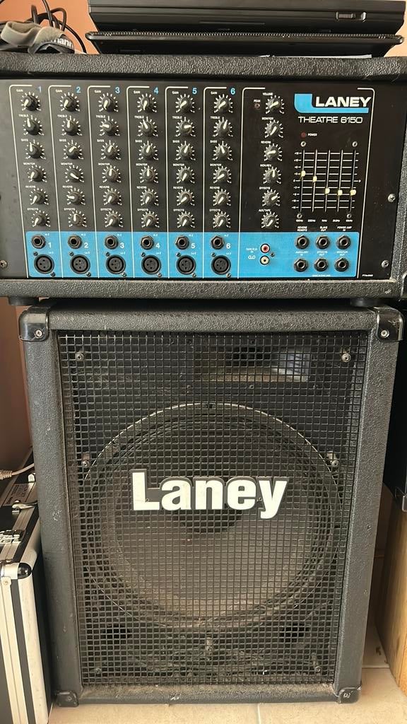 Laney amp en box, Muziek en Instrumenten, Soundmodules, Ophalen, Gebruikt