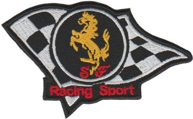 Ferrari Racing Sport stoffen opstrijk patch embleem #8, Envoi, Neuf