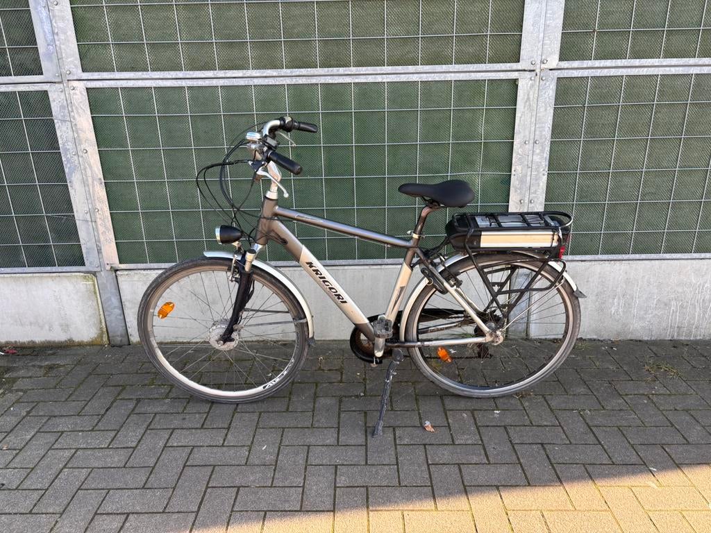 Krigori Elektrische mannenfiets, Enlèvement, Utilisé, 30 à 50 km par batterie, Autres marques