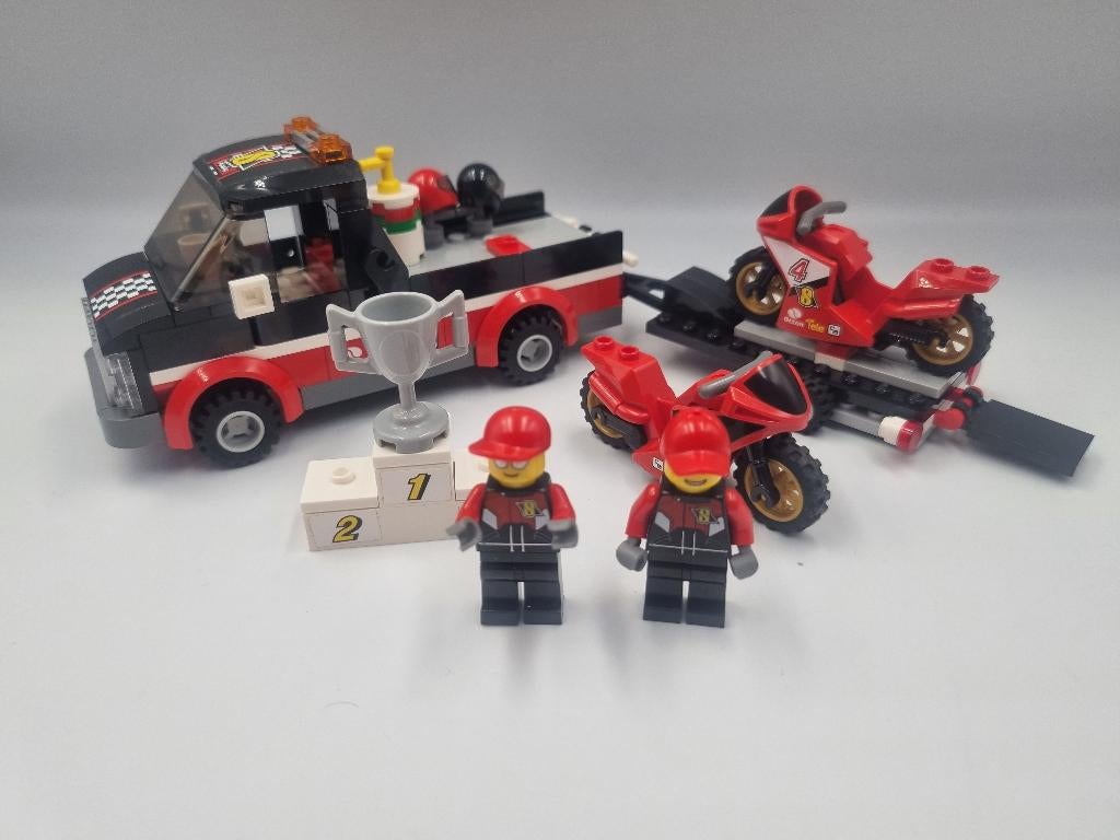 Lego City 60084 Racing Bike Transporter, Ophalen, Zo goed als nieuw, Complete set, Lego