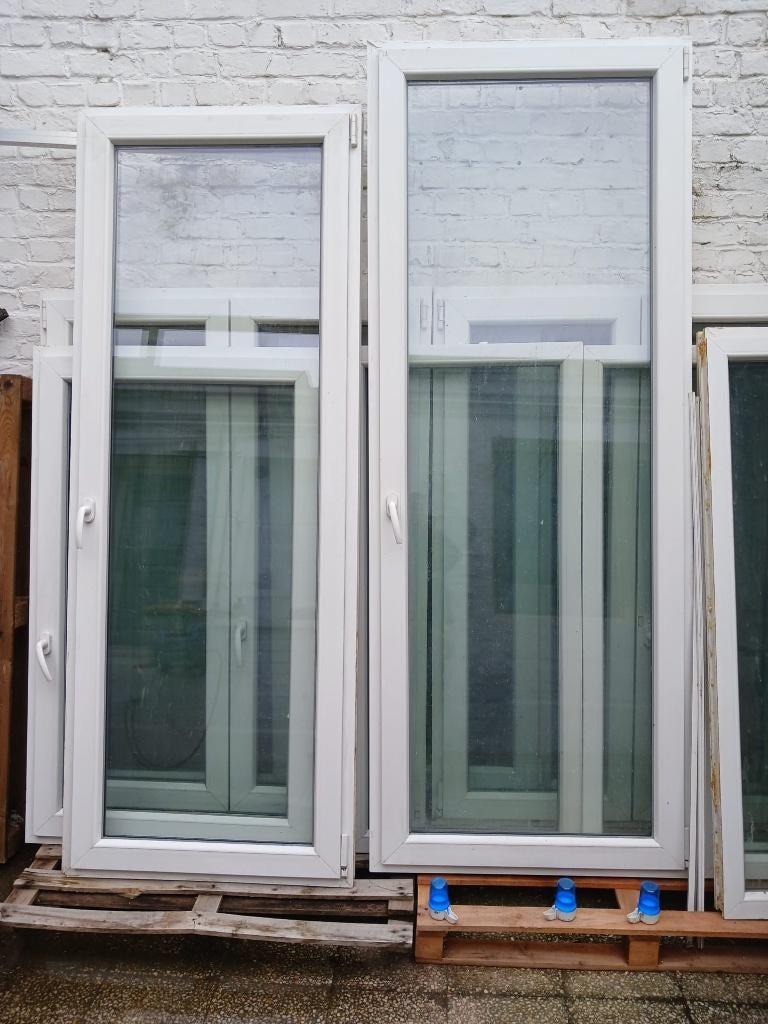 Fenêtres Deceuninck, Bricolage & Construction, Châssis & Portes coulissantes, Châssis de fenêtre, Synthétique, Enlèvement, Utilisé