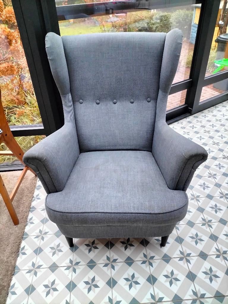 Ikea fauteuil strandmon, Maison & Meubles, Fauteuils, 75 à 100 cm, Comme neuf, Enlèvement, 50 à 75 cm