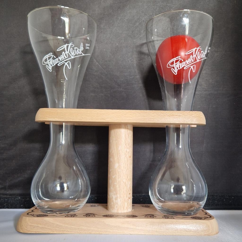 Pauwel Kwak koetsiersglas  | dubbel bierglas, Ophalen of Verzenden, Gebruikt, Bierglas