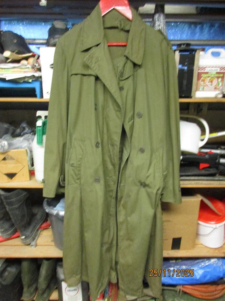 Imperméable type US WWII, Collections, Enlèvement ou Envoi, Armée de terre, Vêtements ou Chaussures