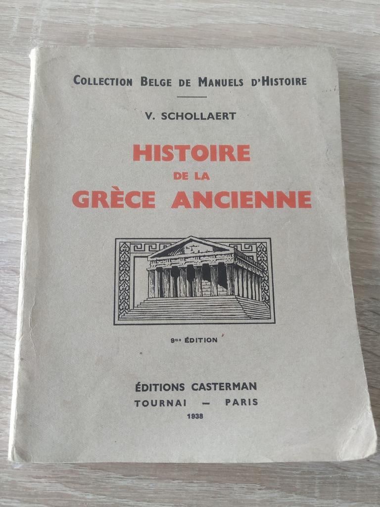 Vieux document Histoire de la Grèce antique 1938, Enlèvement ou Envoi, Utilisé