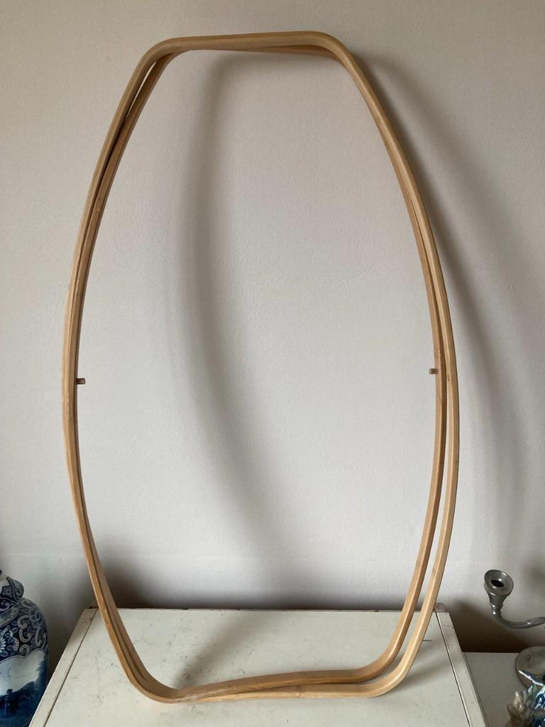 groot gobelin of borduurwerk bamboe frame, Ophalen, Zo goed als nieuw, Handborduren, Overige typen