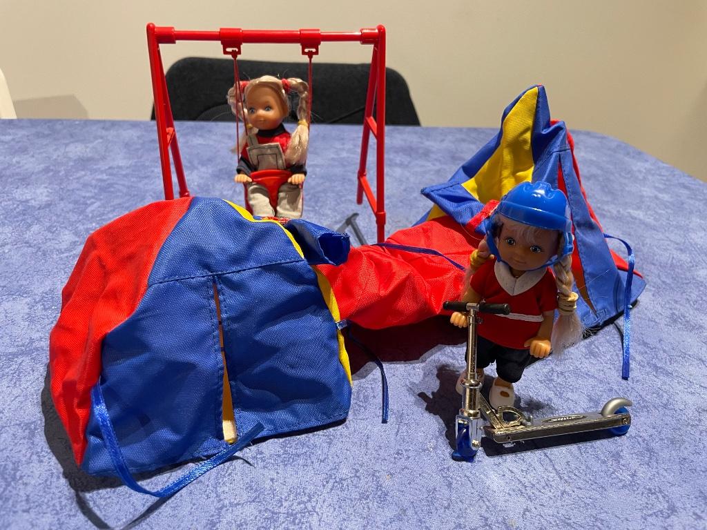 Barbie Shelly vintage - plaine de jeux, Enlèvement, Comme neuf, Barbie