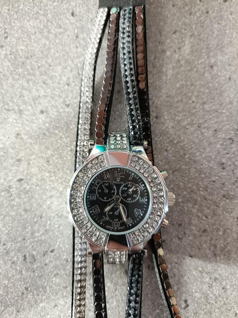 Montre bracelet., Bijoux, Sacs & Beauté, Enlèvement, Cuir