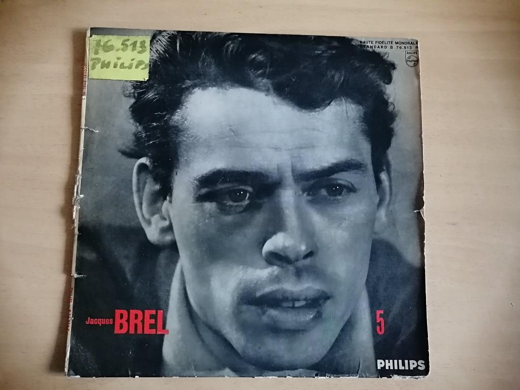 Vinyle 25 CM JACQUES BREL NUMERO 5 - 1963, Enlèvement ou Envoi