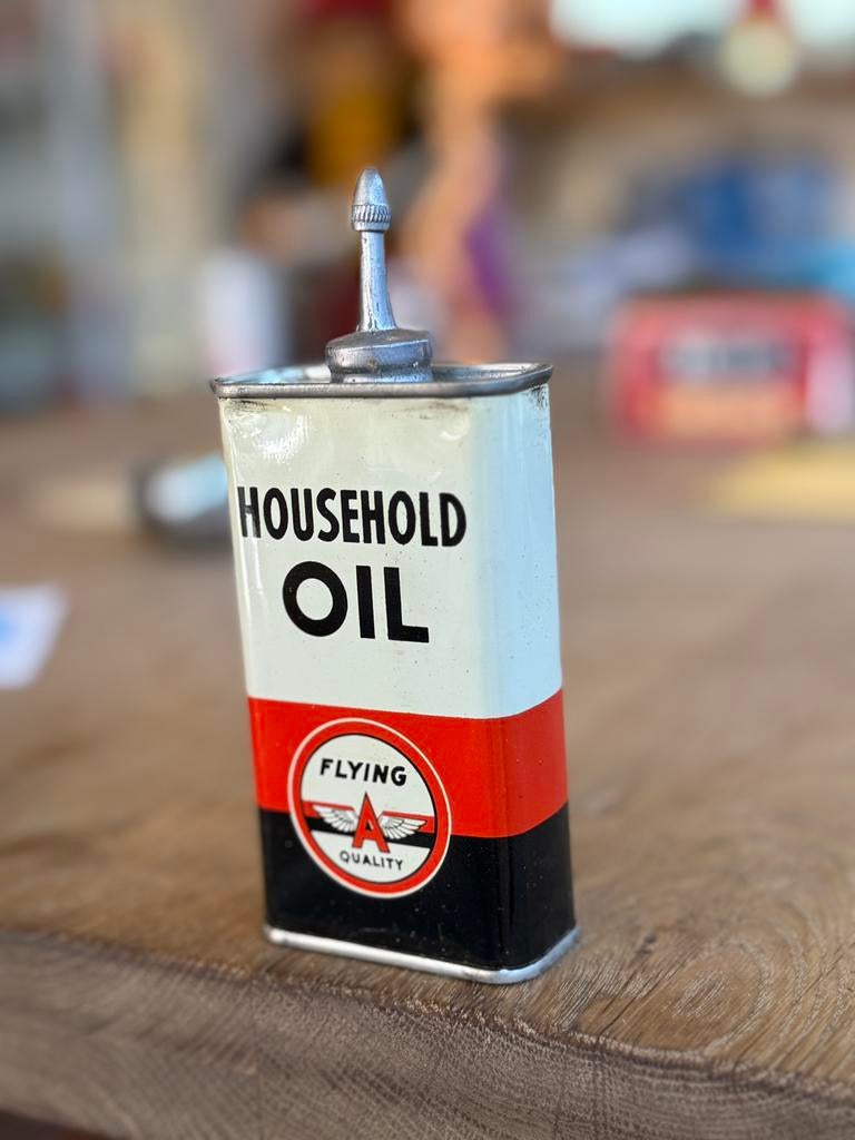 Mini bidon d'huile Flying A/Veedol, Collections, Enlèvement ou Envoi, Utilisé, Emballage