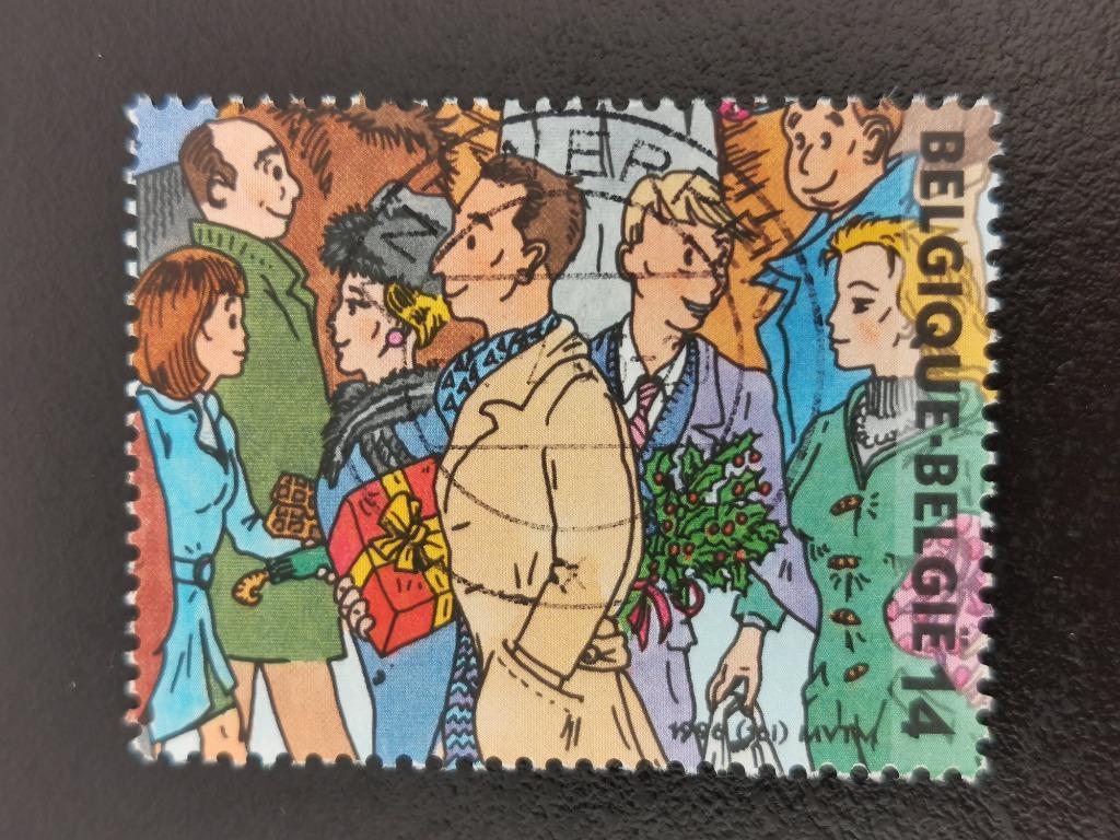 Belgique 1996 - Noël - Marché de Noël, Enlèvement ou Envoi, Affranchi, Noël