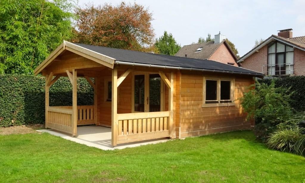 Nieuw blokhut 50mm ---4x4+3, Verzenden, Nieuw