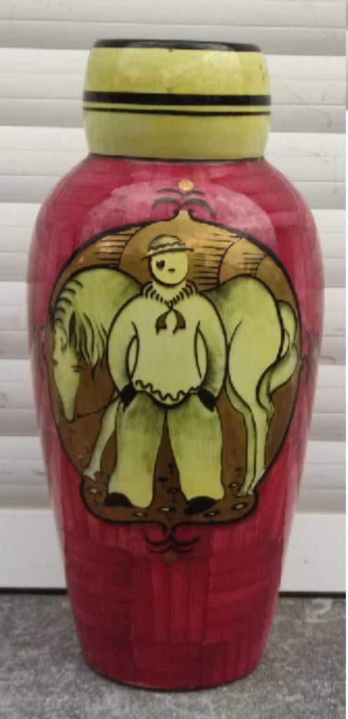 Vase en faience de saint Ghislain, Antiek en Kunst, Ophalen of Verzenden