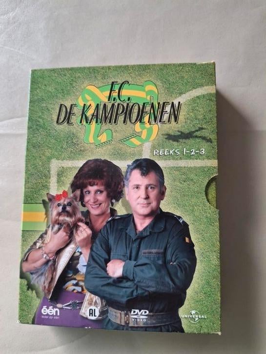 6 dvd box  fc de kampioenen reeks 1/2/3, Ophalen of Verzenden, Zo goed als nieuw