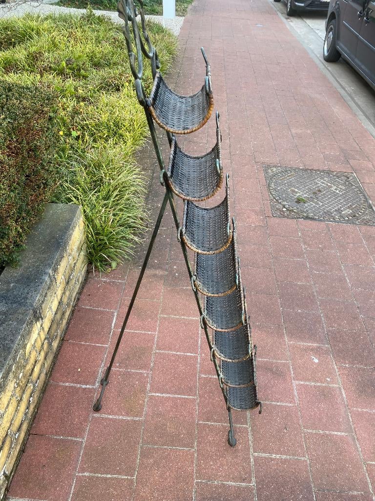 wijnrek - 8 stuks, Ophalen, 5 tot 15 flessen, Zo goed als nieuw, Metaal