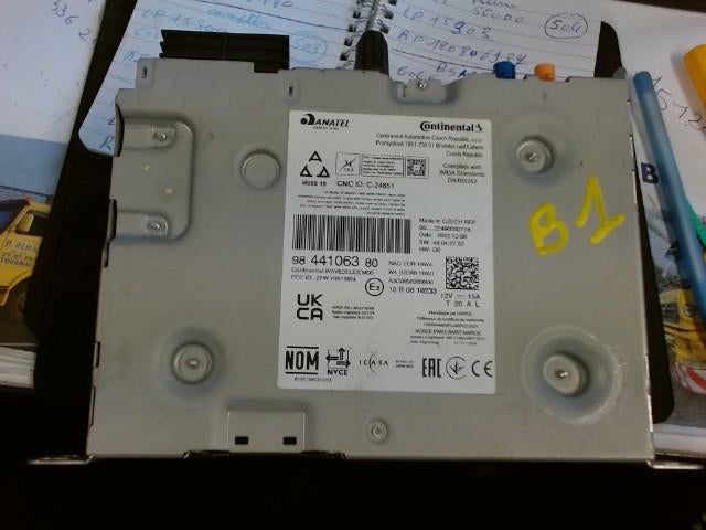 Autoradio Peugeot Expert 9844106380 (B1), Autos : Pièces & Accessoires, Enlèvement ou Envoi, Utilisé, Peugeot