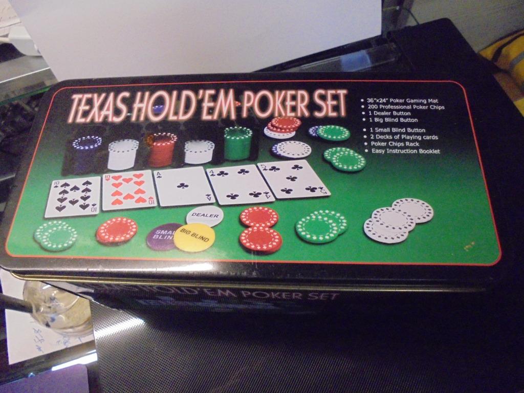 TEXAS HOLD'EM POKERSETSPELLEN, Ophalen of Verzenden, Nieuw