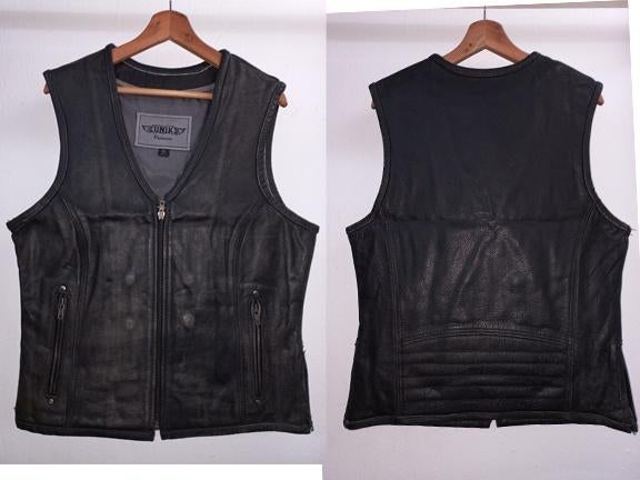 Gilet de moto en cuir neuf, Motos, Enlèvement ou Envoi, Neuf, avec ticket, Femmes, Manteau | cuir