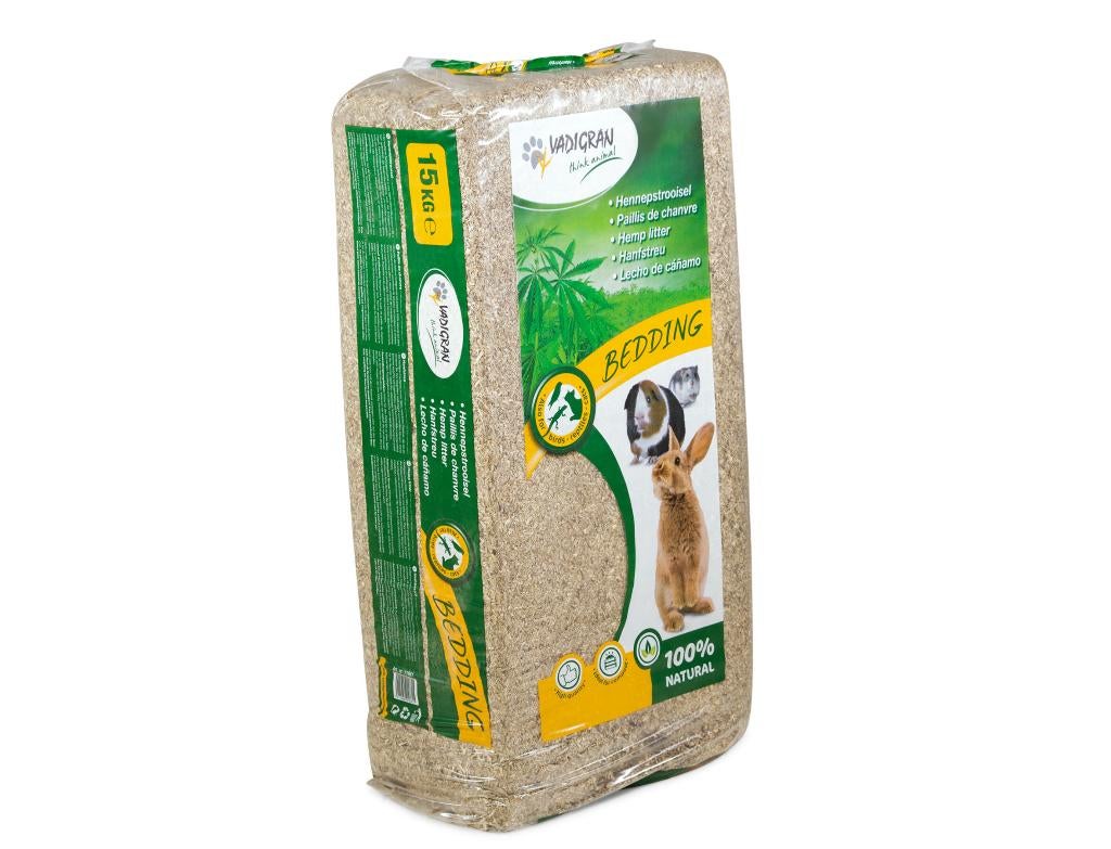 Vadigran bedding Hennepstrooisel 15 + 10 Kg, Ophalen, Nieuw, Overige typen