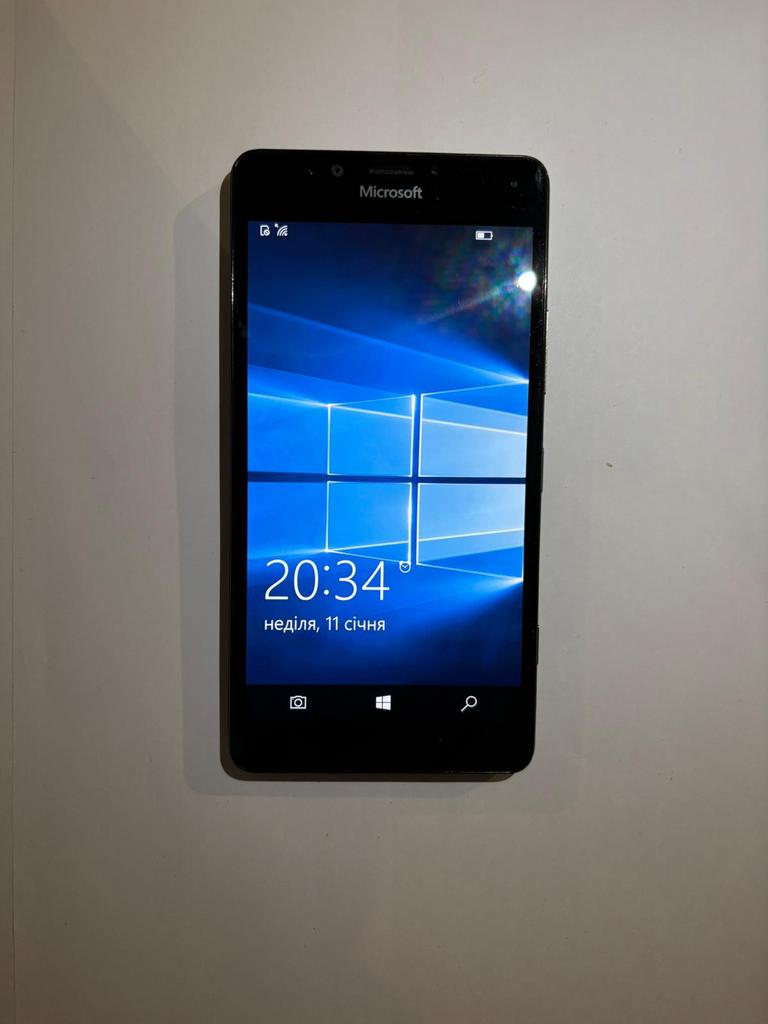 Microsoft Lumia 950 (Zwart), Telecommunicatie, Ophalen, Zo goed als nieuw, Zwart, Touchscreen