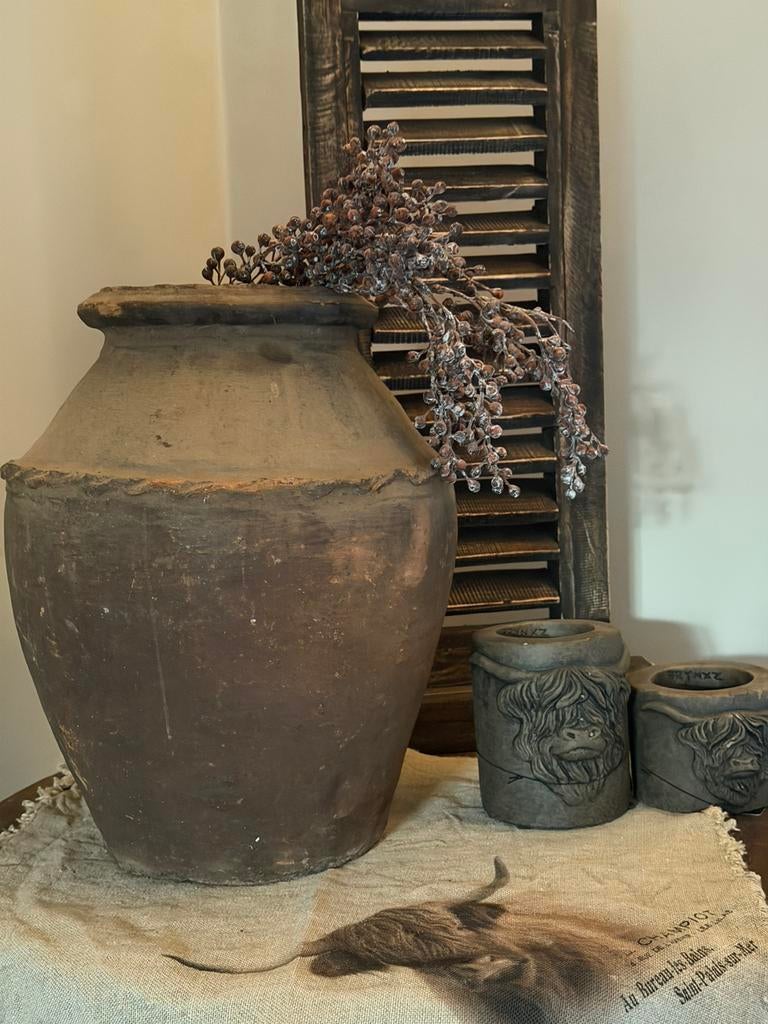 Oude stenen landelijke kruik, Moins de 50 cm, Autres couleurs, Poterie ou Porcelaine, Enlèvement