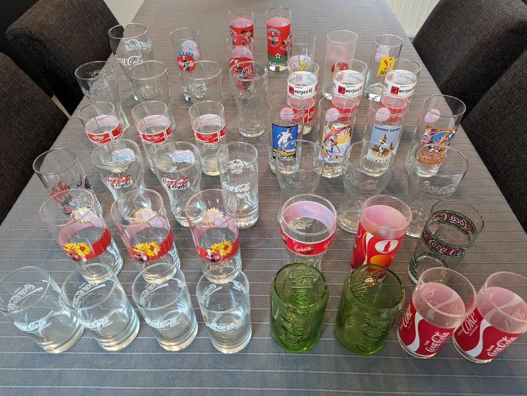 40 nieuwe Coca Cola glazen, Verzamelen, Ophalen, Nieuw, Frisdrankglas