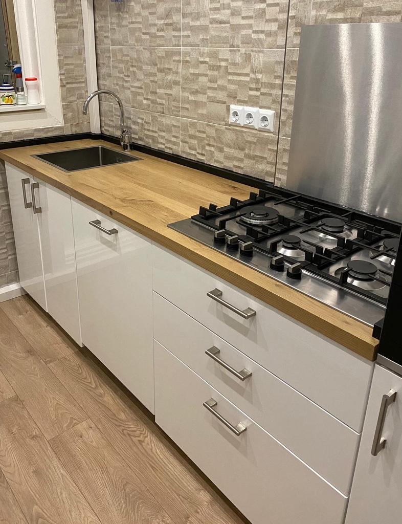 Plans de travail de cuisine en chêne longueur de 100 à 420cm, Enlèvement ou Envoi, Neuf, Bois