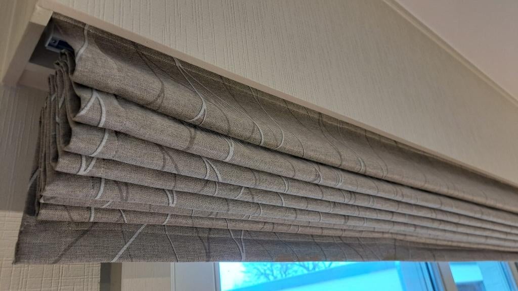 store romain élégant, 200 cm ou plus, Gris, Enlèvement, Utilisé