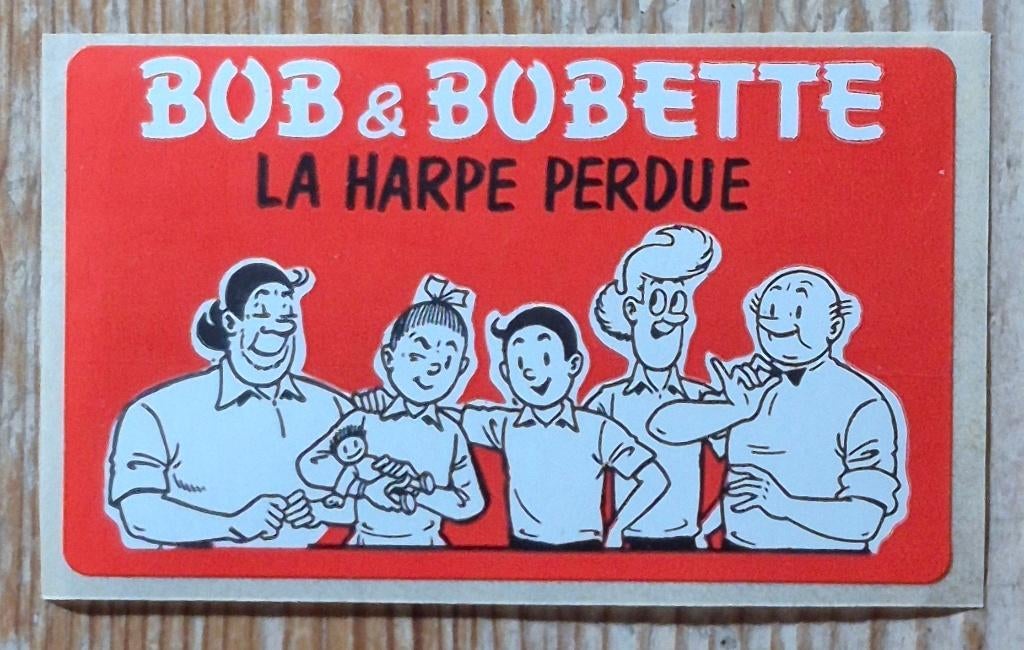 Suske en Wiske sticker La harpe perdue Vandersteen, Collections, Enlèvement ou Envoi, Bob et Bobette, Comme neuf, Image, Affiche ou Autocollant