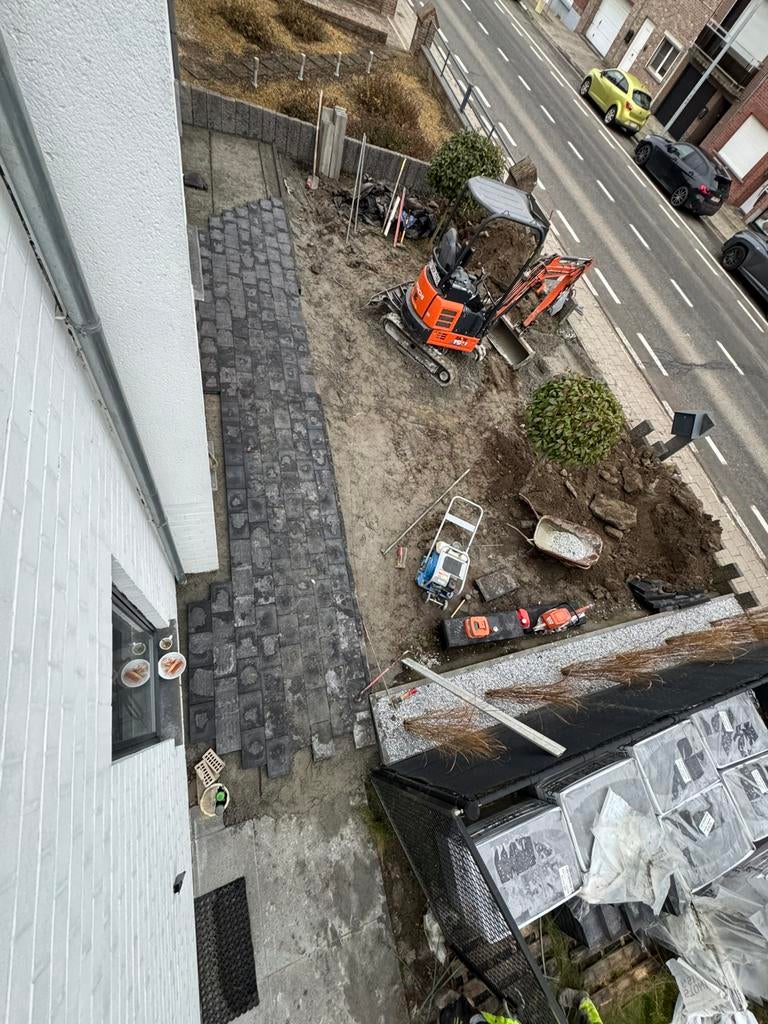 Carbon zwart Klinkers 20x30 36m2, Tuin en Terras, Tegels en Klinkers, Ophalen, Nieuw, 10 m² of meer, Klinkers