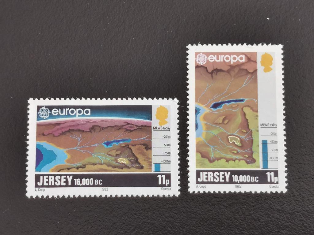 Jersey 1982 - Europe CEPT - cartes **, Enlèvement ou Envoi, Non oblitéré