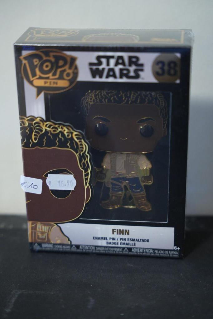 POP! Pin: Star Wars - Finn - #38, Collections, Enlèvement ou Envoi, Neuf, Statue ou Buste