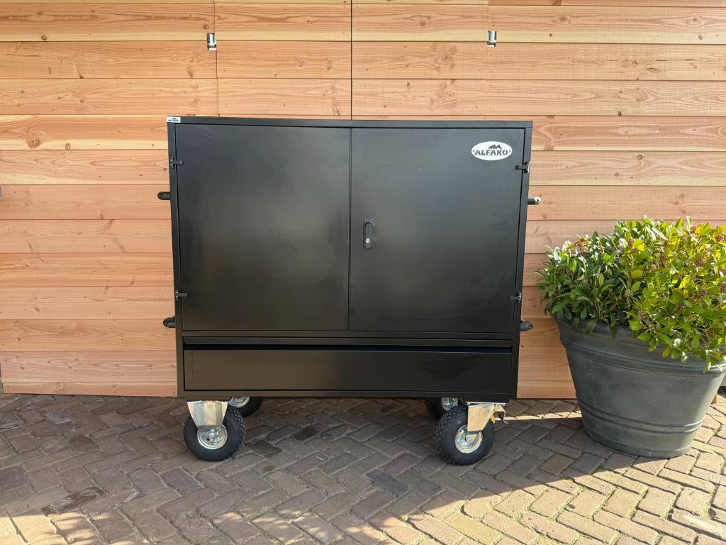 MAXI-COMFORT 260 BLACK Alfako Concourskast | zadelkast, Dieren en Toebehoren, Ophalen, Nieuw, Overige soorten