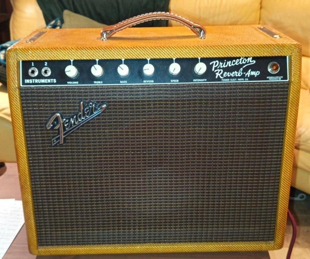 Fender Princeton Reverb 65, Muziek en Instrumenten, Versterkers | Bas en Gitaar, Ophalen of Verzenden, Zo goed als nieuw, Gitaar