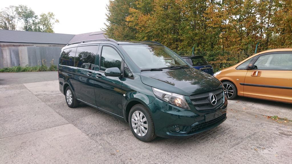 Mercedes vito tourer long 8 places 159000km 2017 clim to, Autos, Achat, Euro 6, Entreprise, Noir