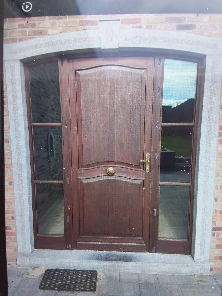 Porte d'entrée méranti, Bricolage & Construction, Enlèvement, Utilisé