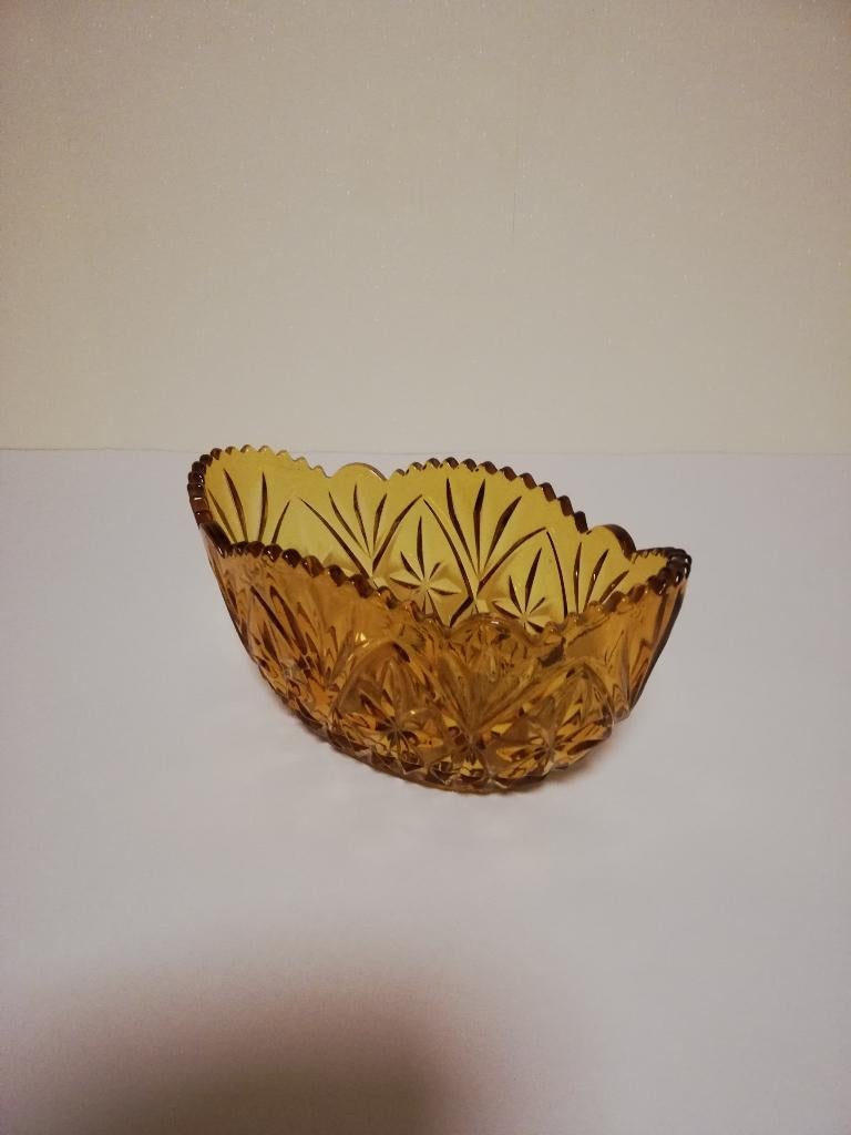 Glazen fruitschotel, Antiquités & Art, Antiquités | Verre & Cristal, Enlèvement