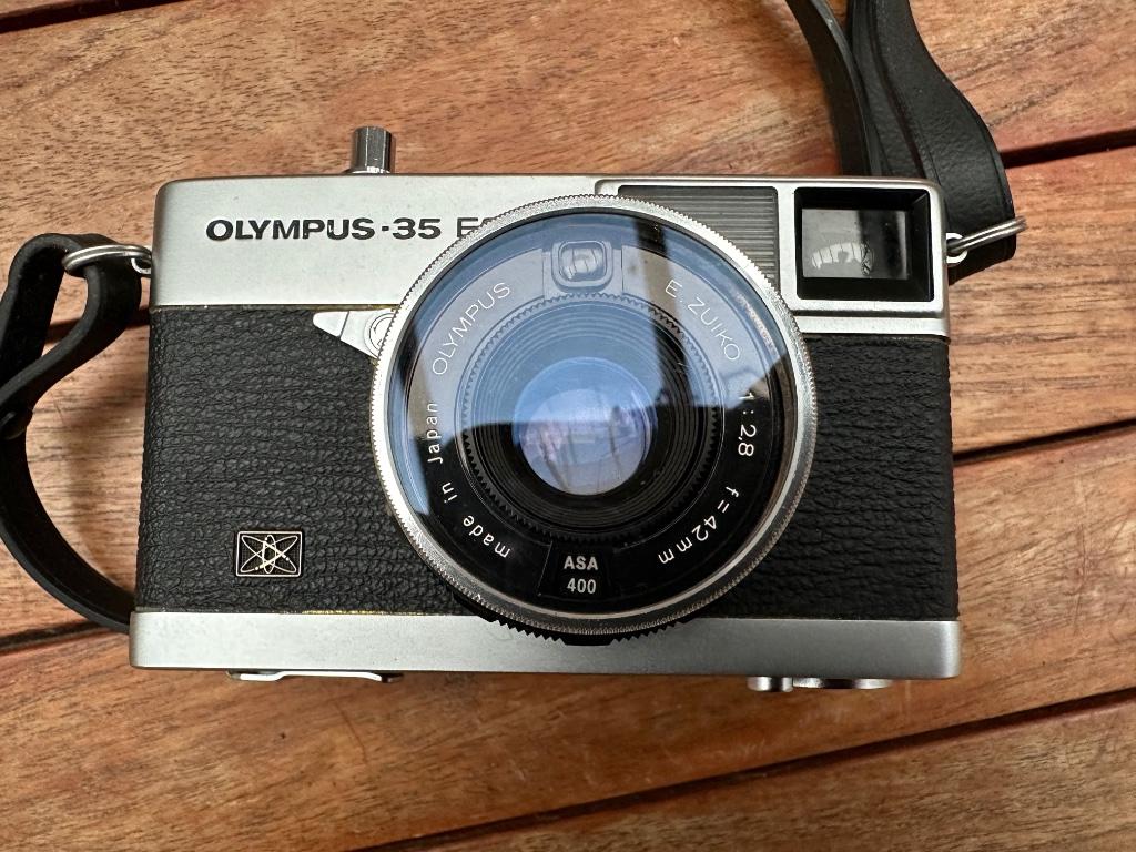 Olympus 35 ECR f2.8 analoge camera, Ophalen, Gebruikt, Compact, Olympus