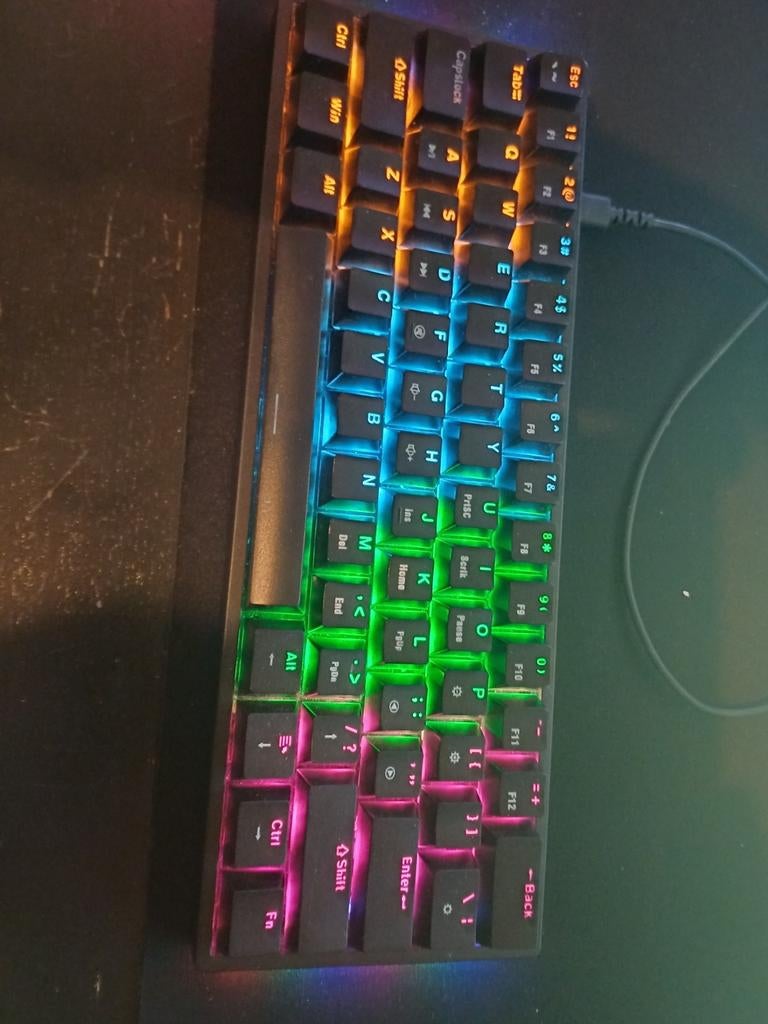 Pc gaming  Real mechanical keyboard