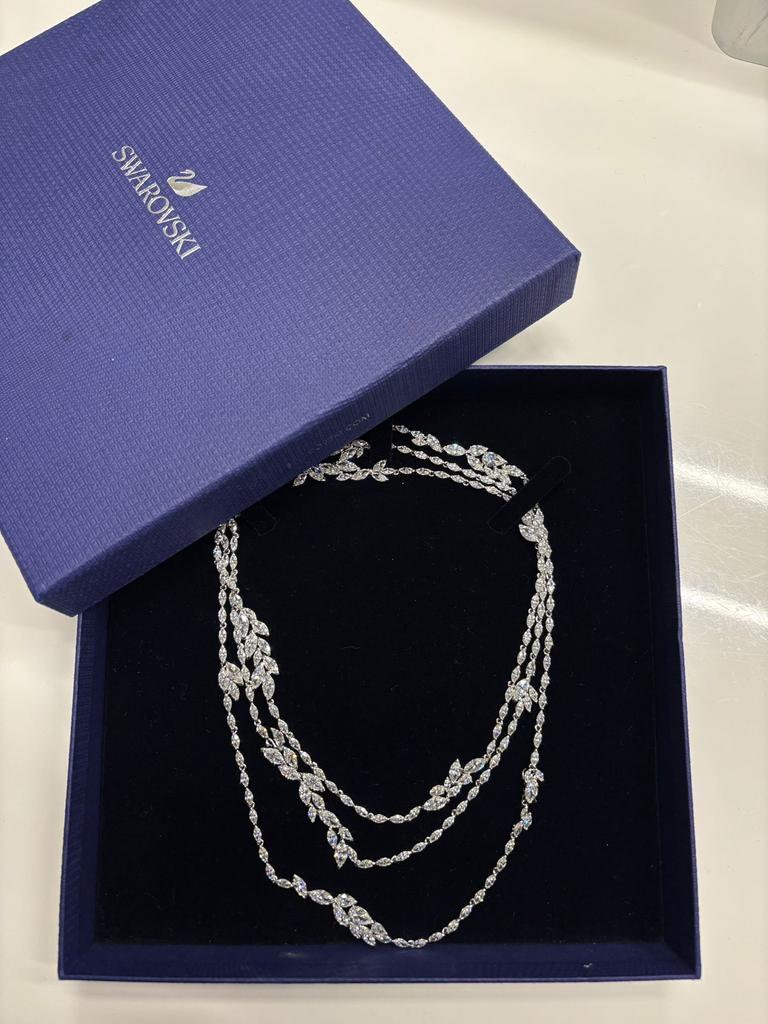 Swarovski ketting, Handtassen en Accessoires, Kettingen, Ophalen of Verzenden, Zo goed als nieuw