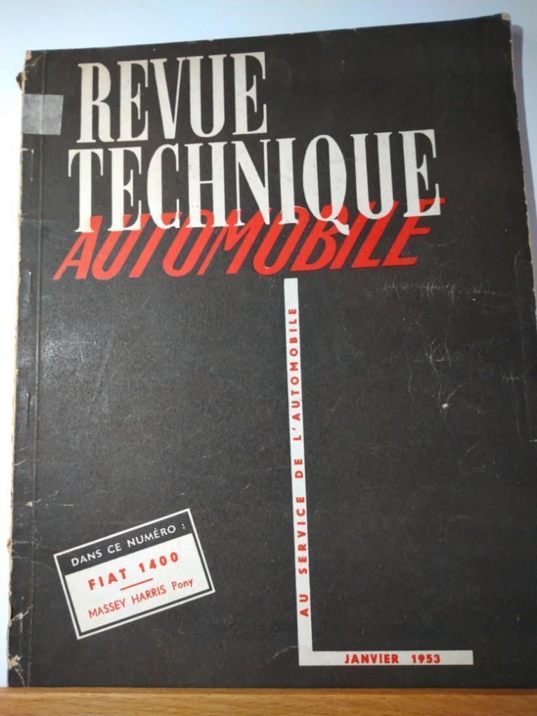 RTA - Fiat 1400 - Tracteur Massey Harris - n81, Auto diversen, Handleidingen en Instructieboekjes, Verzenden