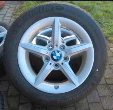 Velgen alu zomerbanden BMW 1 serie F20 16inch TPMS 5x120 7mm, Enlèvement