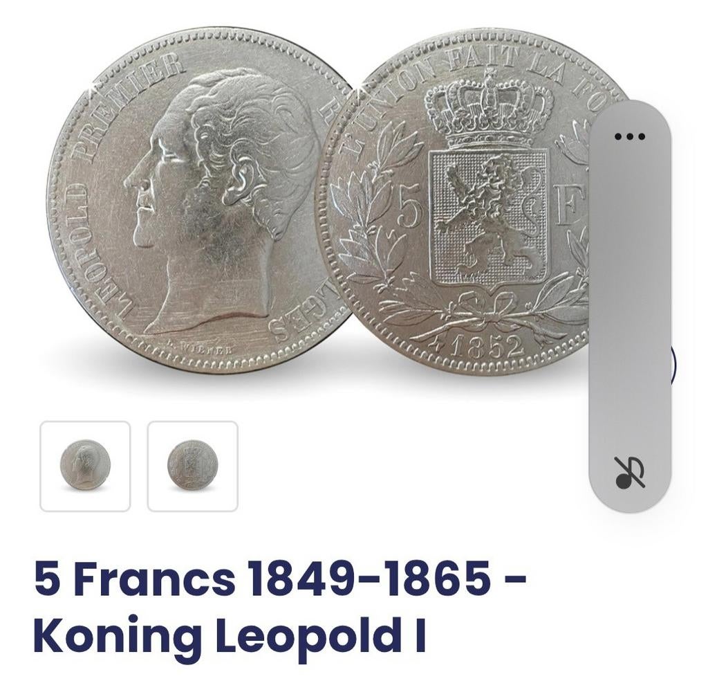 Koning Leopold 1.   1849-1865, Enlèvement