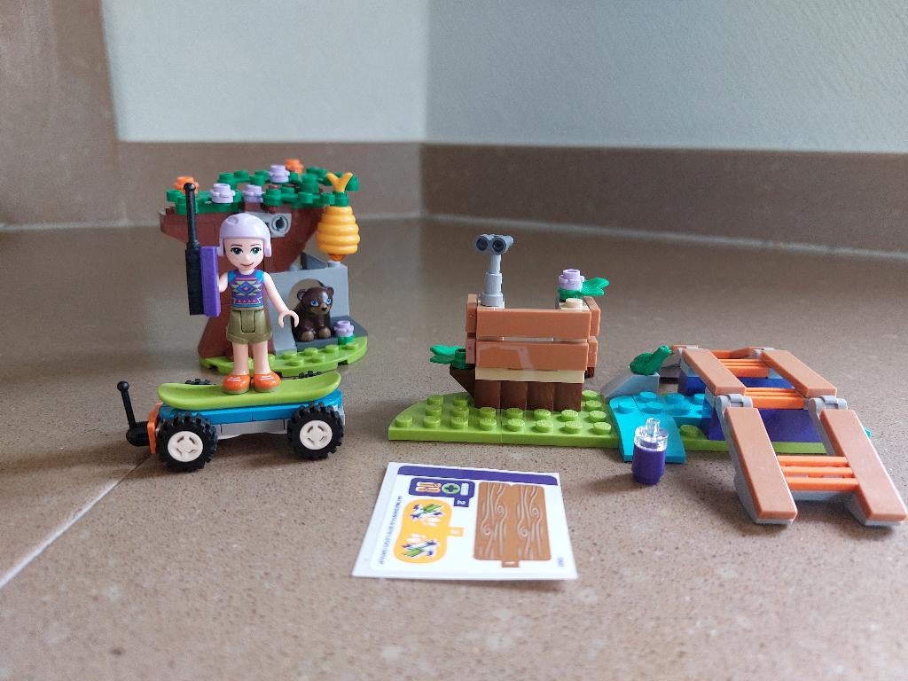 lego friends Mia's bosavontuur (41363), Ophalen of Verzenden, Gebruikt, Complete set, Lego