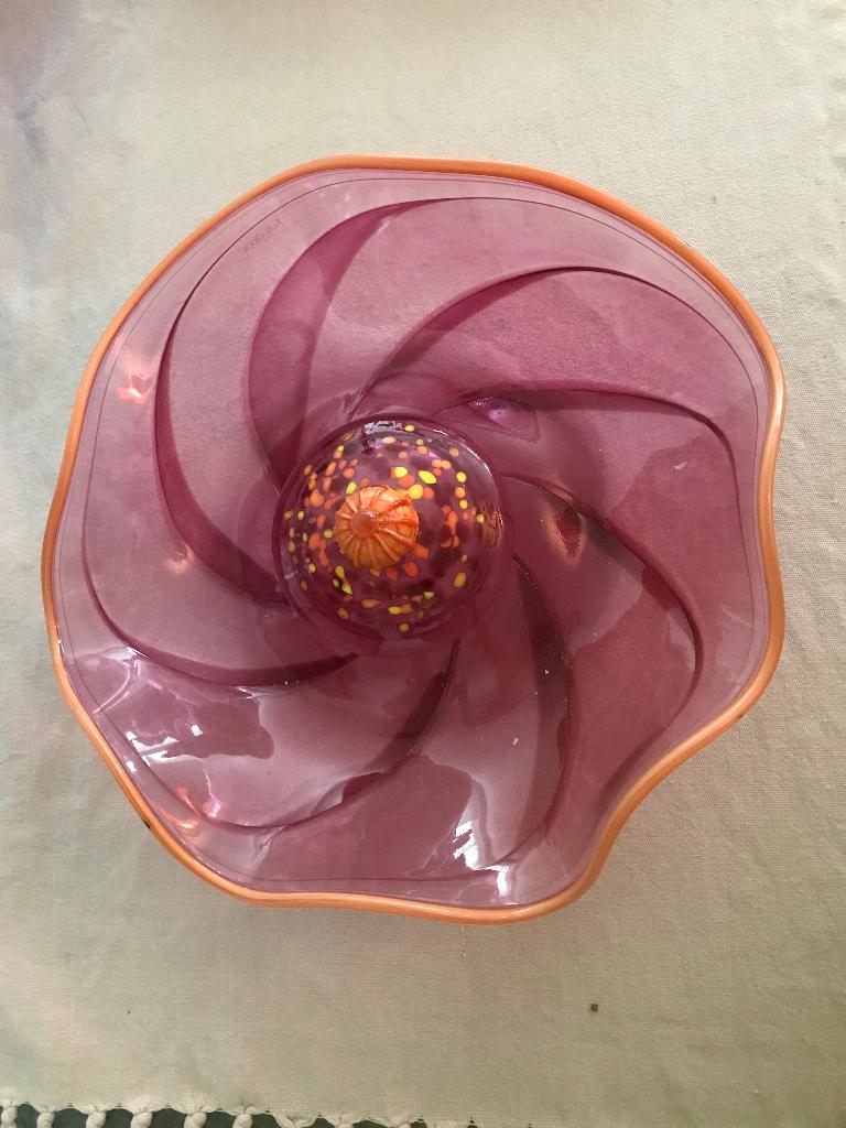 Kosta Boda Kunstschaal, Antiquités & Art, Antiquités | Verre & Cristal, Envoi